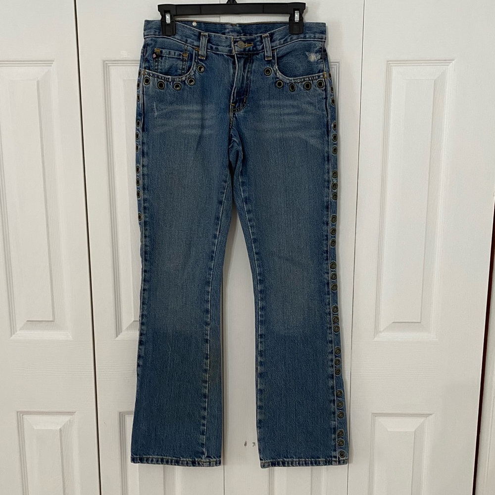 POLO JEANS | Bootcut Grommets Jeans 4 Ralph Lauren - Picture 2 of 11